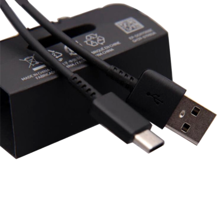 Official Genuine Samsung Galaxy S10 / S10 Plus / S10e Lite Type C USB-C Charging Cable Matt Black EP-DG970BBE